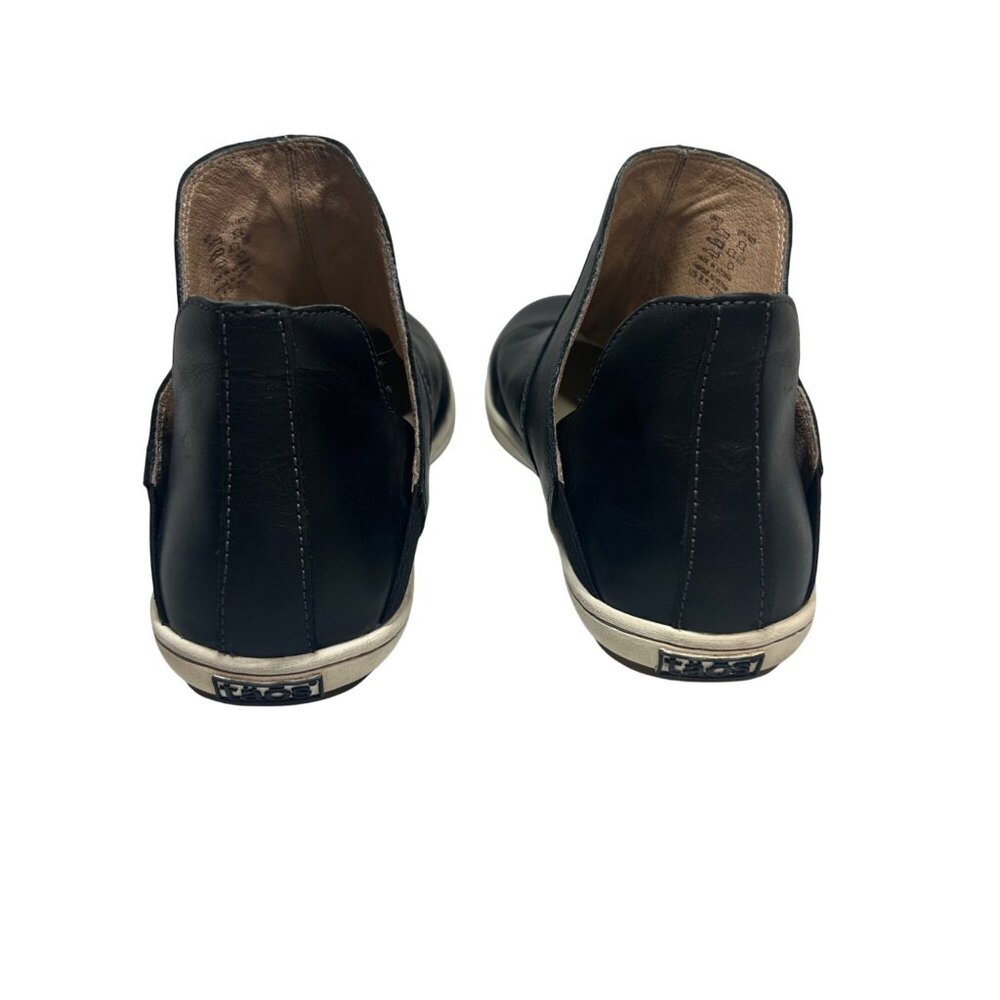 Taos Black Leather Slip-On Shoes Unity US 8.5 Womens Casual Comfort Sneakers - Picture 4 of 10